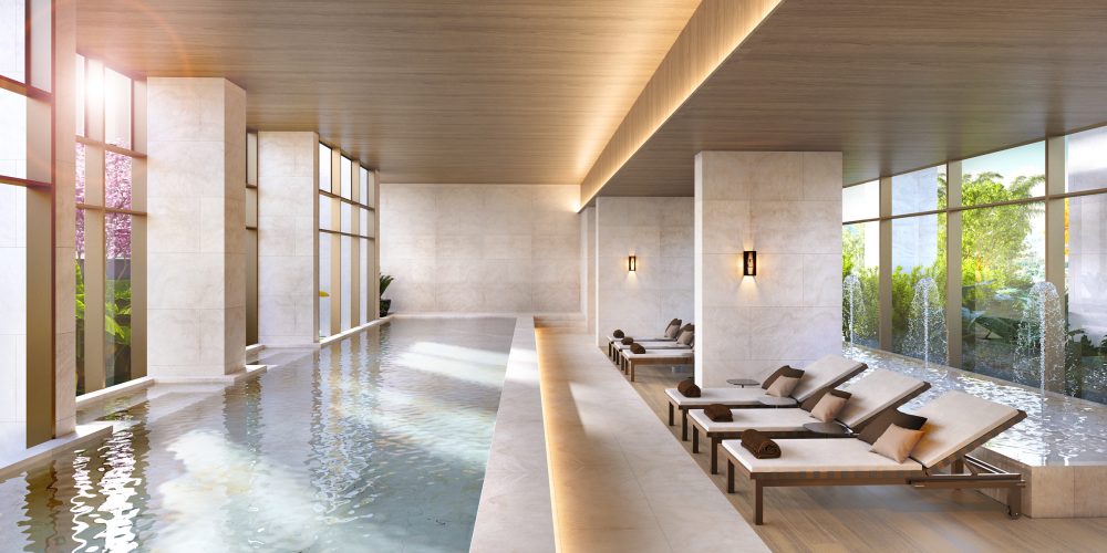 Piscina Coberta climatizada com raia